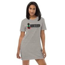 Load image into Gallery viewer, Official Juneteenth Unityfest Organic cotton t-shirt dress
