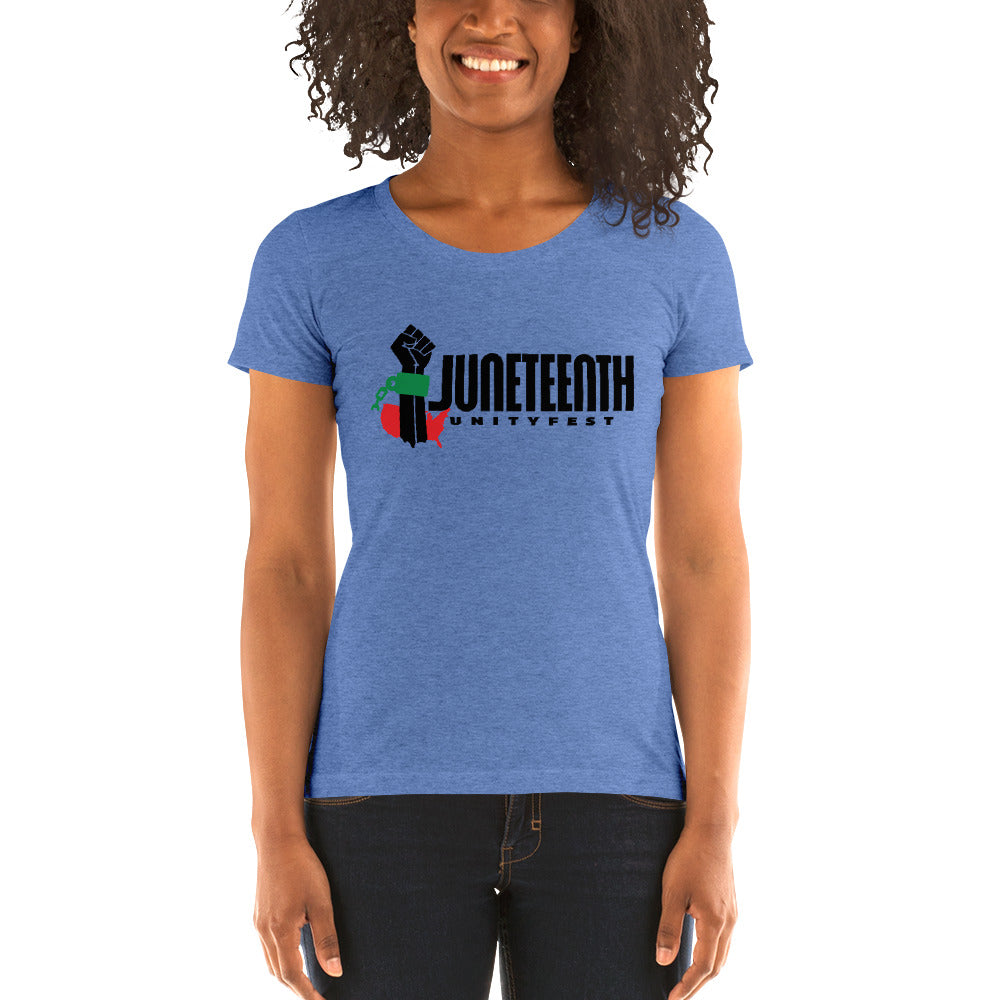 Official Juneteenth Unityfest Ladies' short sleeve t-shirt