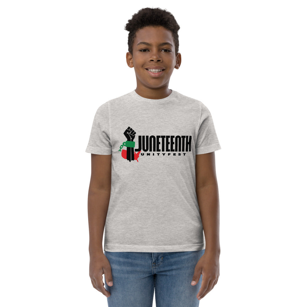 Official Juneteenth Unityfest Youth jersey t-shirt